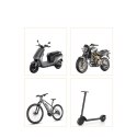 Uchwyt Joyroom JR-ZS431 na telefon na rower motocykl hulajnogę - czarny