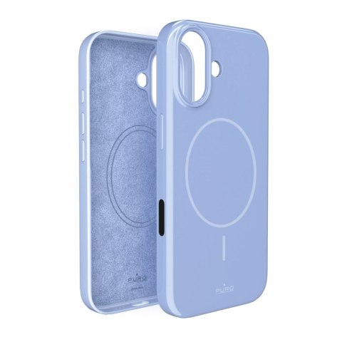 Etui ochronne Puro Pulse na iPhone 17 poliwęglanowe - niebieskie