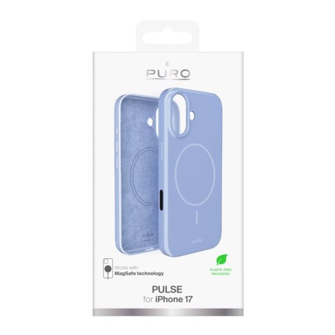 Etui ochronne Puro Pulse na iPhone 17 poliwęglanowe - niebieskie