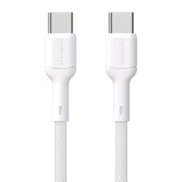 Kabel Dudao L9C 65W USB-C - USB-C 1m - biały