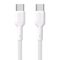 Kabel Dudao L9C 65W USB-C - USB-C 2m - biały