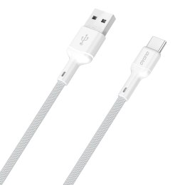 Kabel Dudao L9T 5A USB-A - USB-C 1m - biały