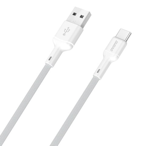 Kabel Dudao L9T 5A USB-A - USB-C 1m - biały