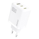 Ładowarka sieciowa Dudao A29C 65W GaN + kabel USB-C - biała