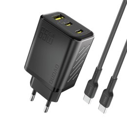 Ładowarka sieciowa Dudao A29C 65W GaN + kabel USB-C - czarna