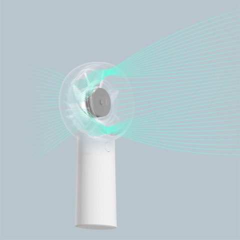 Mini dmuchawa Jisulife Handheld Fan Life5 Plus 4000 mAh przenośny wiatraczek wentylator USB - biały