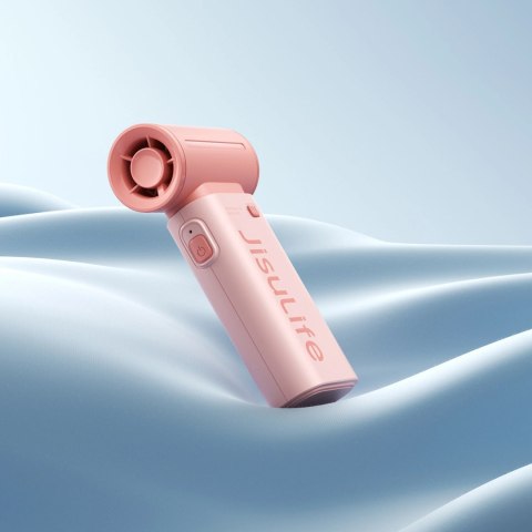 Mini dmuchawa Jisulife Handheld Fan Life9 5000mAh przenośny wiatraczek wentylator USB - różowy