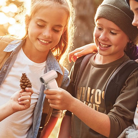 Mini dmuchawa Jisulife Handheld Fan Life9 5000mAh przenośny wiatraczek wentylator USB - szary