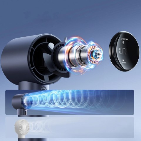 Mini dmuchawa Jisulife Handheld Fan Pro1 3600mAh FA53 (ABS) przenośny wiatraczek wentylator USB - niebieski