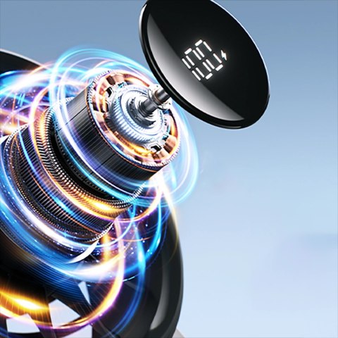 Mini wentylator Jisulife Handheld Fan Life4 5000mAh przenośny wiatraczek USB - czarny