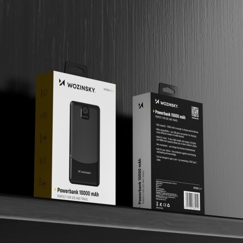 Powerbank Wozinsky Wpower WPBBK-2 10000mAh - czarny