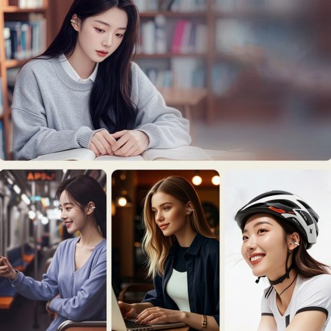 Słuchawki bezprzewodowe Dudao U20 TWS Bluetooth - białe