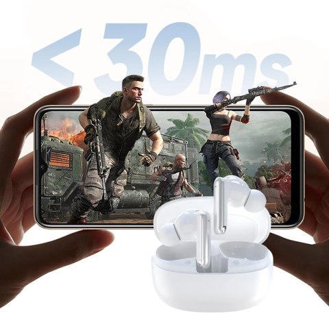 Słuchawki bezprzewodowe Dudao U21 TWS ANC ENC Bluetooth - białe