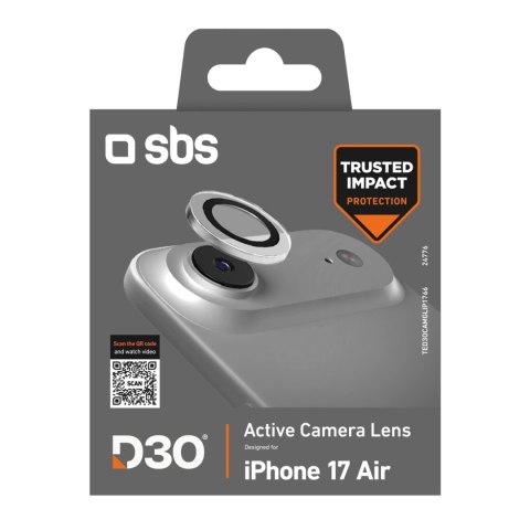 Szkło ochronne SBS Camera Glass na obiektyw z technologią D3O na iPhone 17 Air