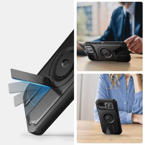 Etui Tech-Protect Kevlar Magsafe na iPhone 16e - czarne