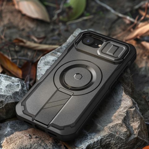 Etui Tech-Protect Kevlar Magsafe na iPhone 16e - czarne