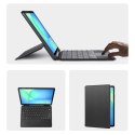 Etui z klawiaturą Dux Ducis (DK series) na Samsung Tab S10 FE+ (Plus) z podświetleniem - czarna