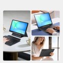 Etui z klawiaturą Dux Ducis (DK series) na Samsung Tab S10 FE+ (Plus) z podświetleniem - czarna