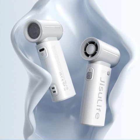 Mini dmuchawa Jisulife Handheld Fan Life9 3600mAh przenośny wiatraczek wentylator USB - szary