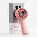 Mini wentylator Jisulife Handheld Fan Life4 3600mAh przenośny wiatraczek USB - różowy