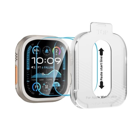 Szkło hartowane Tech-Protect Easy Set+ 2-pack na Apple Watch Ultra 1 / 2 49 mm - przezroczyste