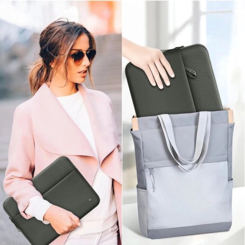 Torba Tech-Protect Sleeve na laptopa 15-16 - zielona