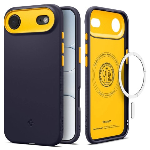 Etui Spigen Nano Pop MagSafe na iPhone 17 Air - granatowe