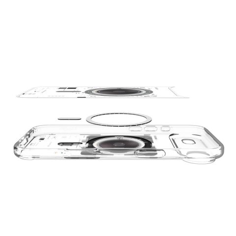 Etui Spigen Ultra Hybrid MagSafe na iPhone 17 Air Neo One - przezroczyste