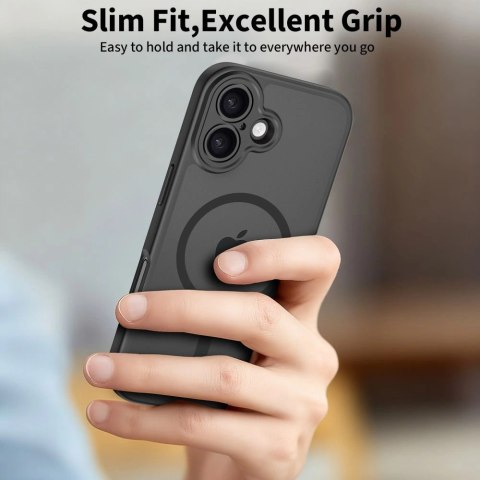 Etui Tech-Protect BasicMag MagSafe na iPhone 17 - czarny mat