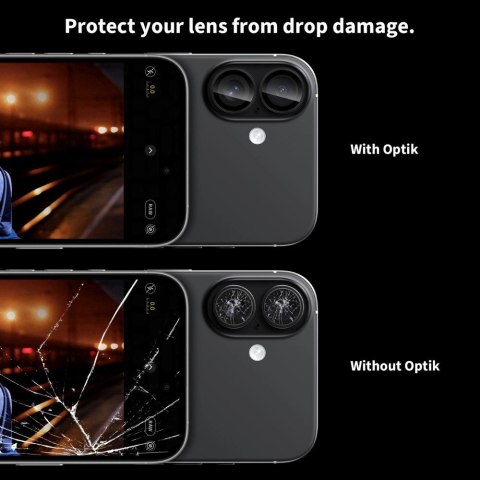 Osłona aparatu Tech-Protect Camring Fit+ na iPhone 17 - czarna