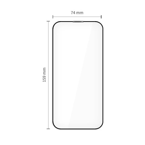 Szkło hartowane Tech-Protect Quick Set+ 2-pack na iPhone 17 Pro Max - czarne