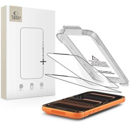 Szkło hartowane Tech-Protect Quick Set+ 2-pack na iPhone 17 Pro - czarne