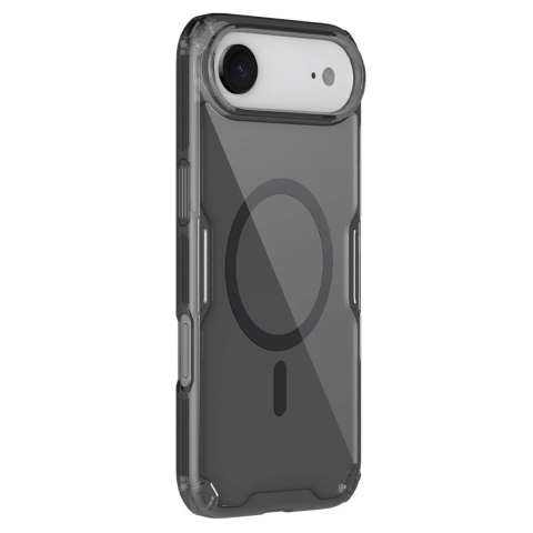 Etui Nillkin Nature TPU Pro Magnetic kompatybilne z MagSafe na iPhone 17 Air - półprzezroczyste-czarne