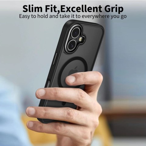 Etui Tech-Protect MagEdge MagSafe na iPhone 17 - czarny mat