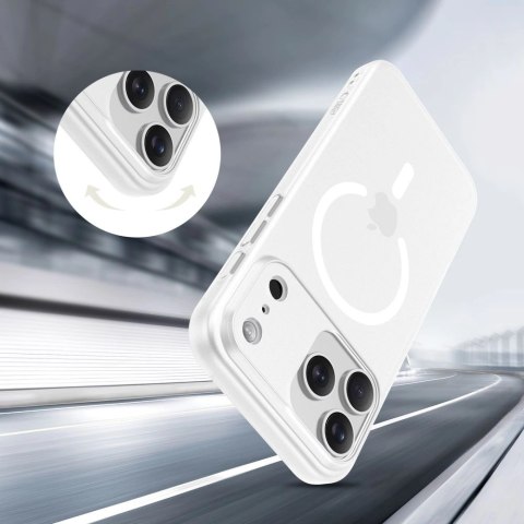Etui Tech-Protect MagSlim MagSafe na iPhone 17 Pro - biały mat