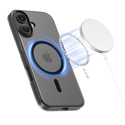 Etui Tech-Protect MagSlim MagSafe na iPhone 17 - czarny mat