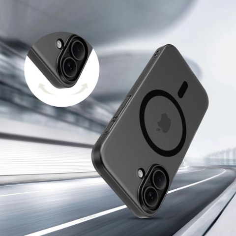 Etui Tech-Protect MagSlim MagSafe na iPhone 17 - czarny mat