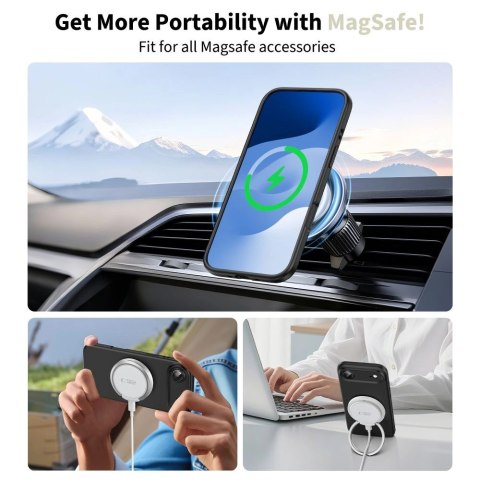 Etui Tech-Protect Silicone MagSafe na iPhone 17 Air - czarne