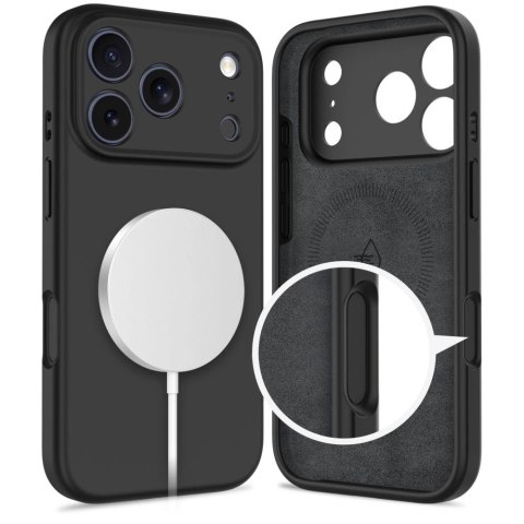 Etui Tech-Protect Silicone MagSafe na iPhone 17 Pro - czarne