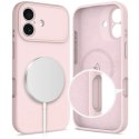 Etui Tech-Protect Silicone MagSafe na iPhone 17 - różowe