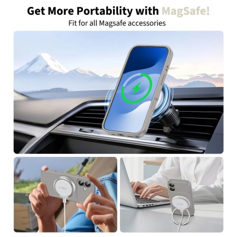 Etui Tech-Protect Silicone MagSafe na iPhone 17 - szare