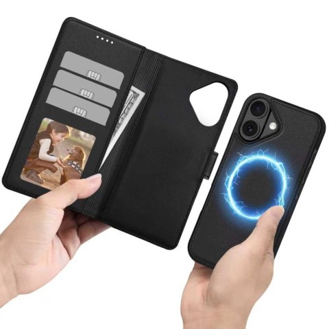 Etui Tech-Protect Wallet MagSafe na iPhone 17 - czarny mat