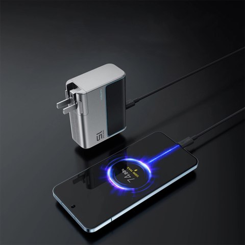 Kabel Cuktech CKCTC615NCBK USB-C 6A 240W 1,5m - czarny