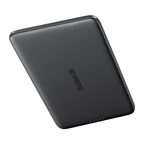 Powerbank Baseus PicoGo AM41 Ultra-Slim 5000mAh 20W kompatybilny z MagSafe z kablem Baseus Simple USB-C 60W 30cm - czarny