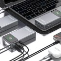 Powerbank Dudao K31 Pro 45W 20000mAh z wbudowanym zwijanym kablem USB-C - szary
