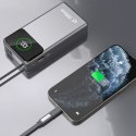 Powerbank Dudao K31 Pro 45W 20000mAh z wbudowanym zwijanym kablem USB-C - szary