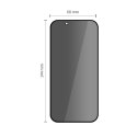 Szkło prywatyzujące Tech-Protect Quick Set Spy+ 2-pack na iPhone 13 / 13 Pro / 14 / 16e