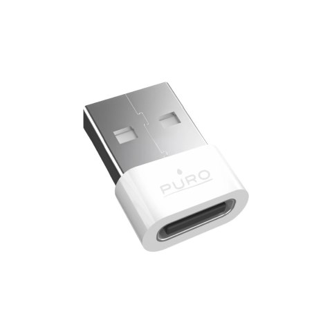 Adapter Puro USB-C - USB-A przejściówka - biały