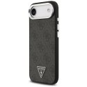 Etui Guess 4G Triangle Logo MagSafe na iPhone 17 Air - czarne