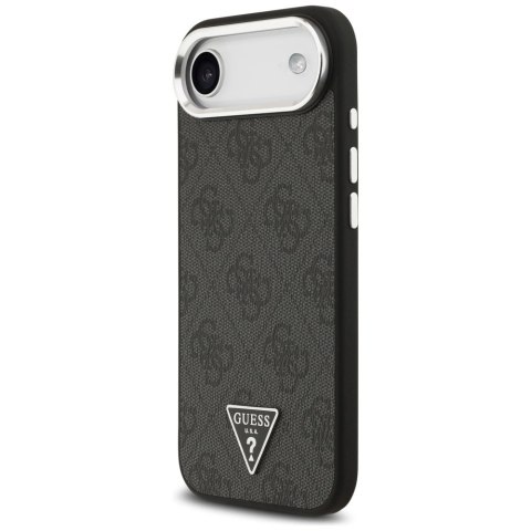 Etui Guess 4G Triangle Logo MagSafe na iPhone 17 Air - czarne